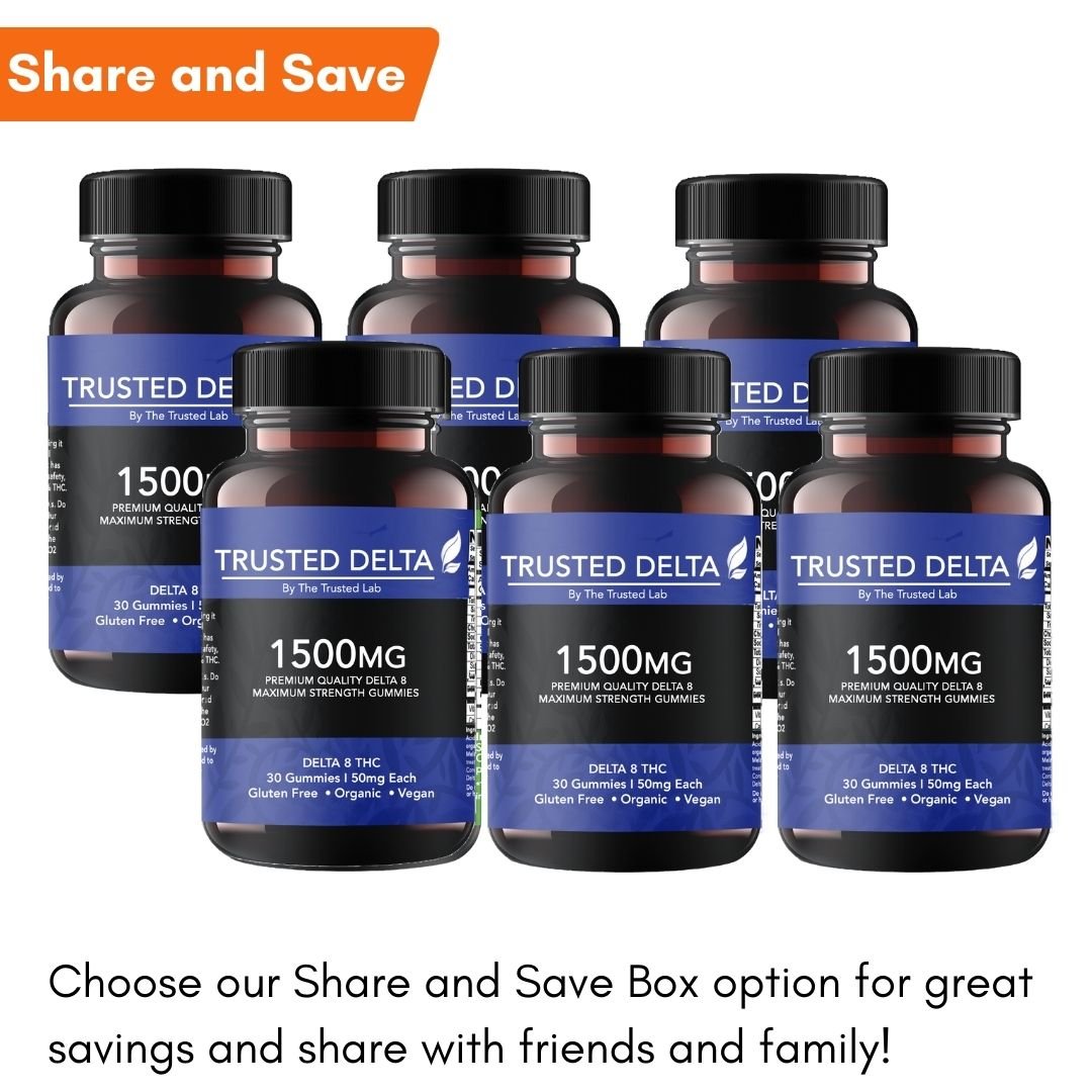 The Trusted Lab Maximum Strength 1,500 MG D8 Gummies Best Price