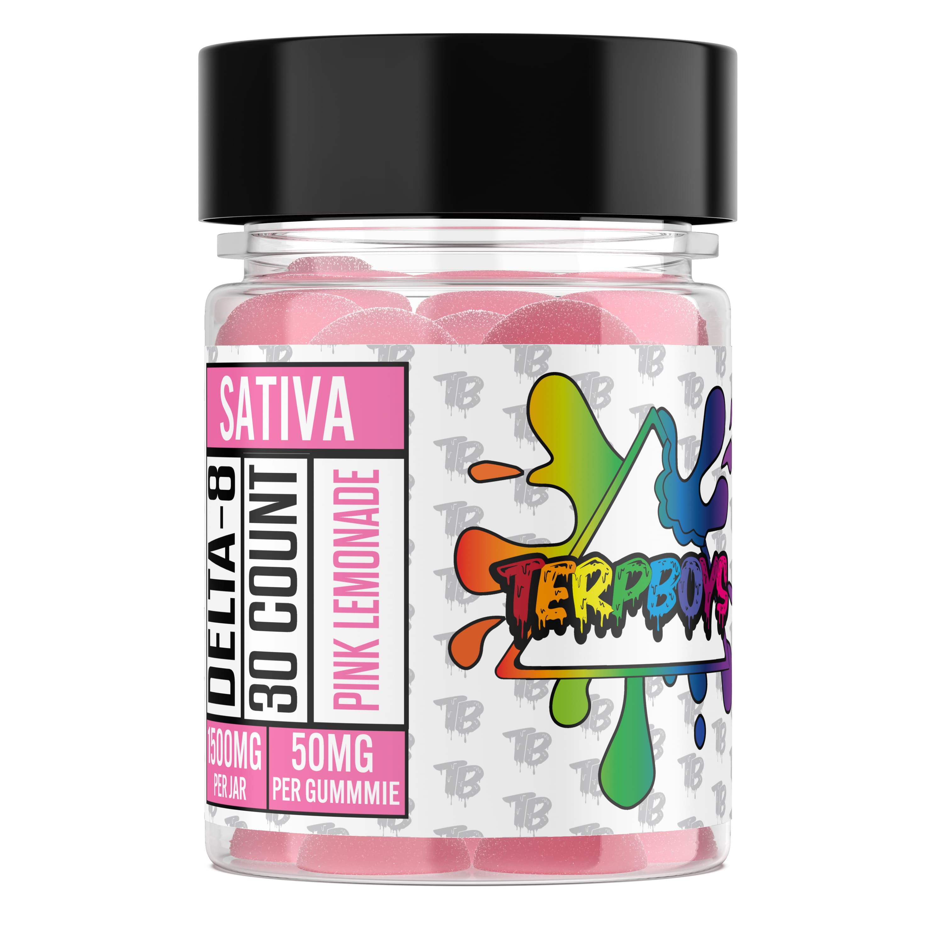 TerpBoys Delta 8 Gummies Pink Lemonade Sativa Best Price