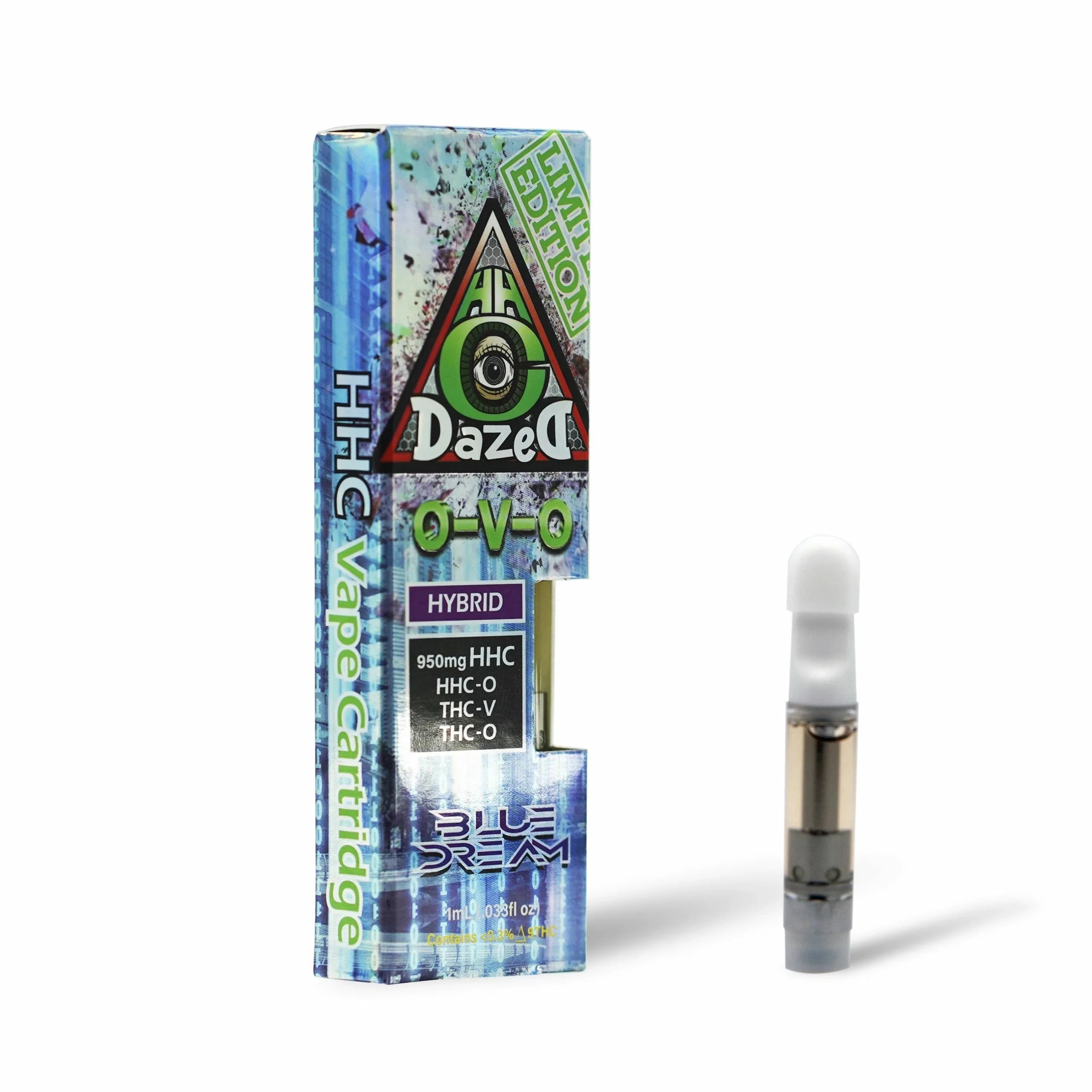 DazeD8 Blue Dream HHC-O + THCV + THC-O Cartridge (1g) Best Price