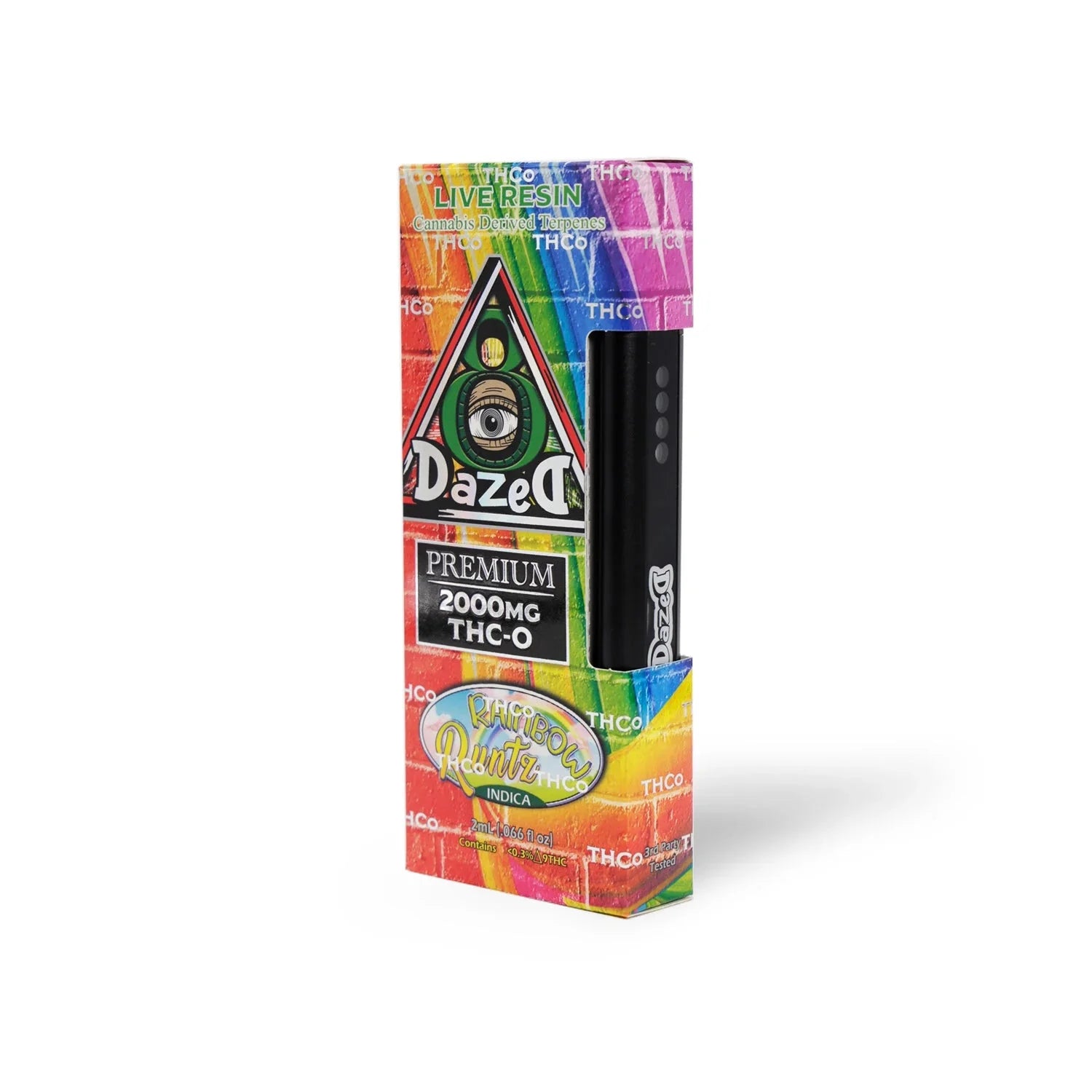 DazeD8 Rainbow Runtz Live Resin THC-O Disposable (2g) Best Price