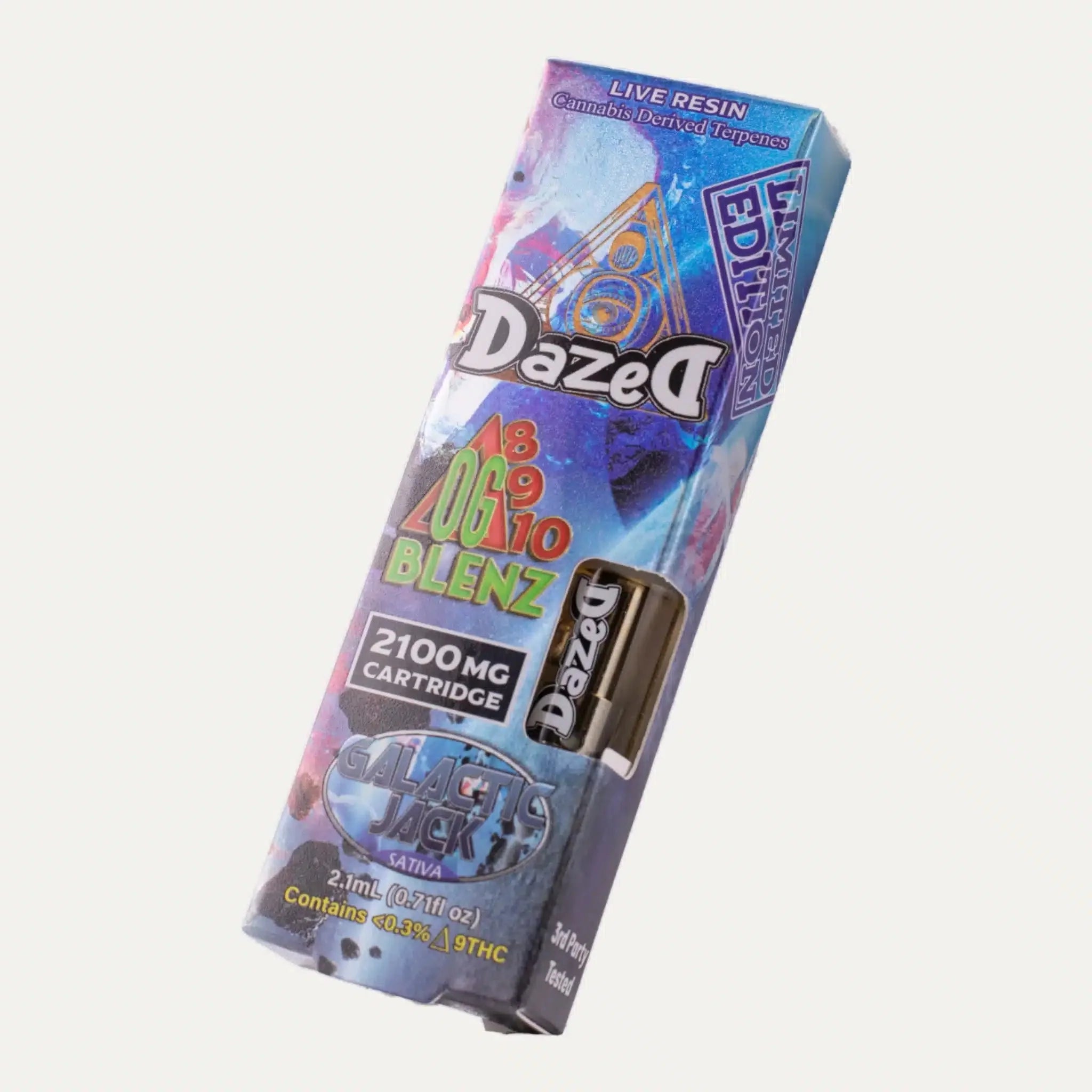 Dazed8 OG Blenz Live Resin 510 Cartridges (2.1g) Best Price