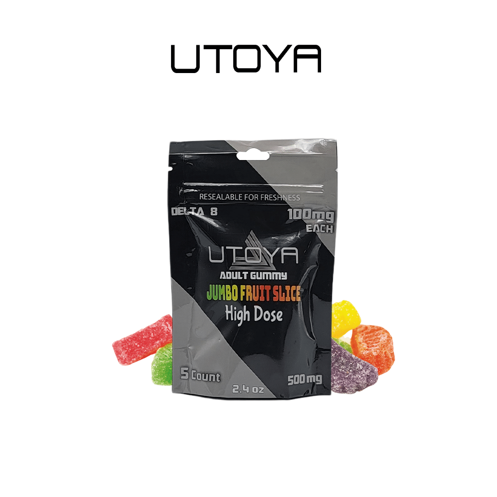 Utoya | Jumbo Fruit Slice THC Gummies 500mg - 3600mg Best Price