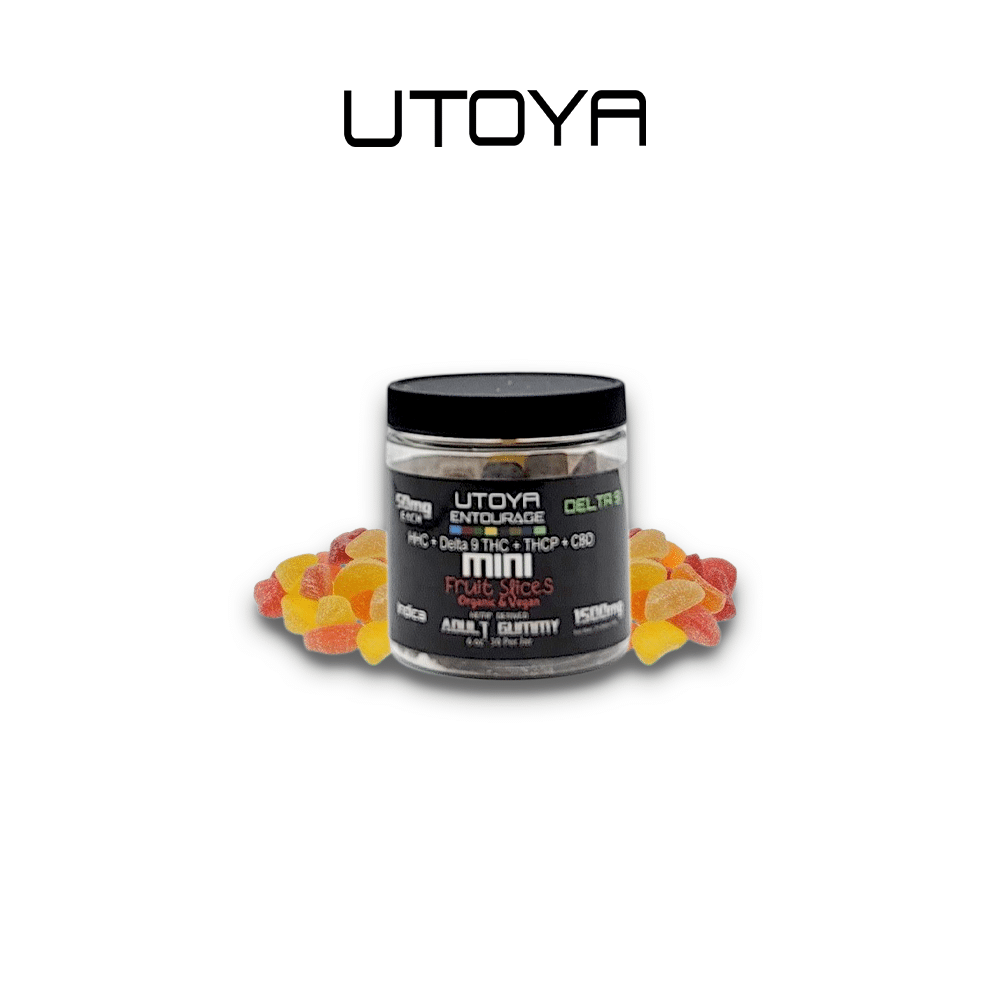 Utoya | Mini Fruit Slice THC Gummies 800mg - 4500mg Best Price