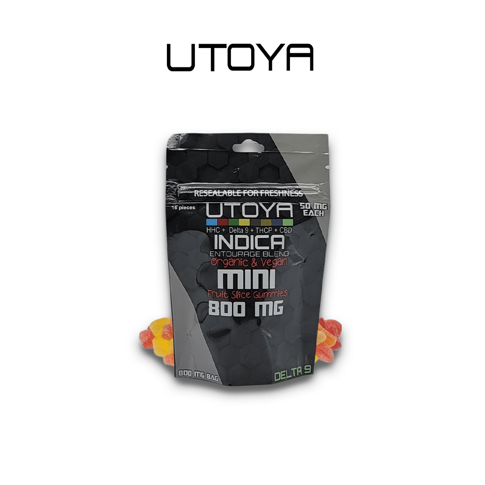 Utoya | Mini Fruit Slice THC Gummies 800mg - 4500mg Best Price