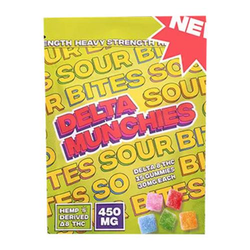 Delta Munchies - Delta 8 Edible - Sour Bites Gummies - 10mg-30mg Best Price