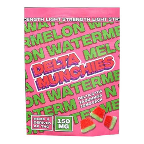 Delta Munchies - Delta 8 Edible - Watermelon Gummies - 10mg-30mg Best Price