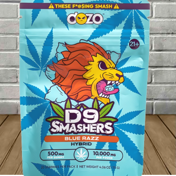 Dozo Delta 9 THC Smashers Blend Gummies 500mg Best Price