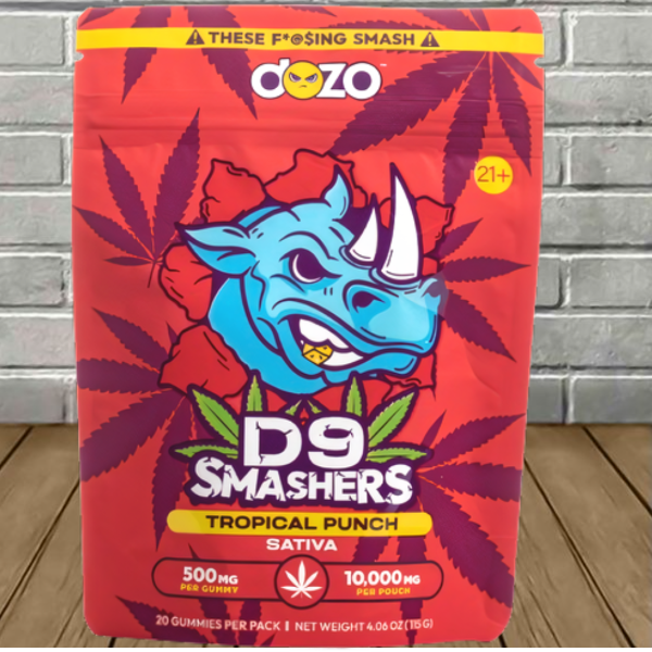 Dozo Delta 9 THC Smashers Blend Gummies 500mg Best Price