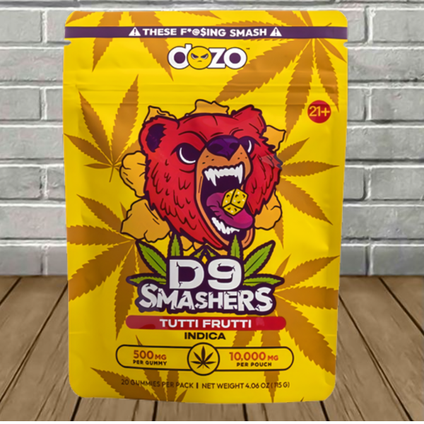 Dozo Delta 9 THC Smashers Blend Gummies 500mg Best Price