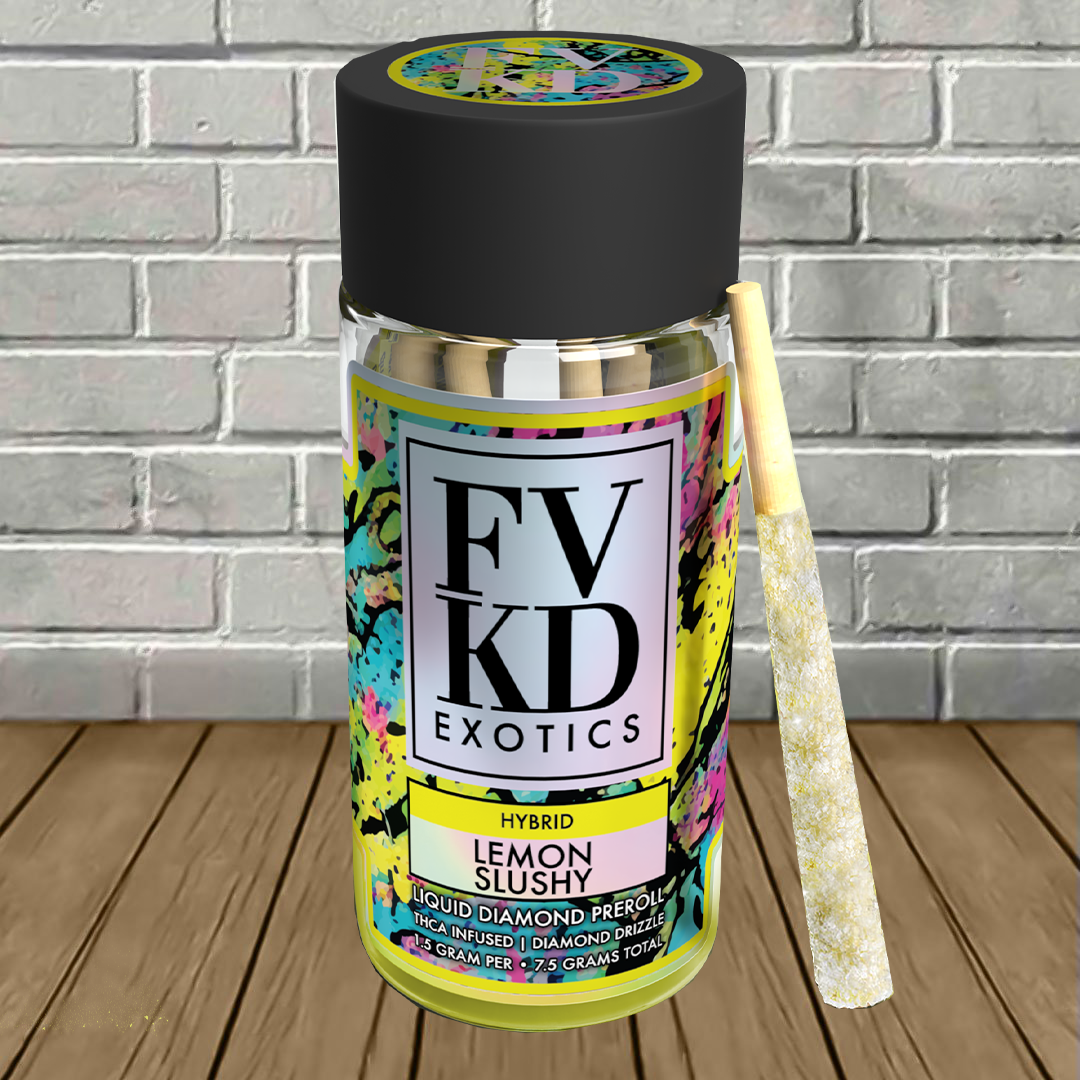 FVKD Exotics THCa Liquid Diamond Pre-Rolls 5ct Best Price