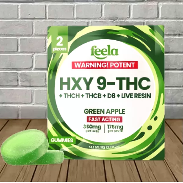 Feela Live Resin HXY-9 + THCH + THCB Gummies 2ct Best Price