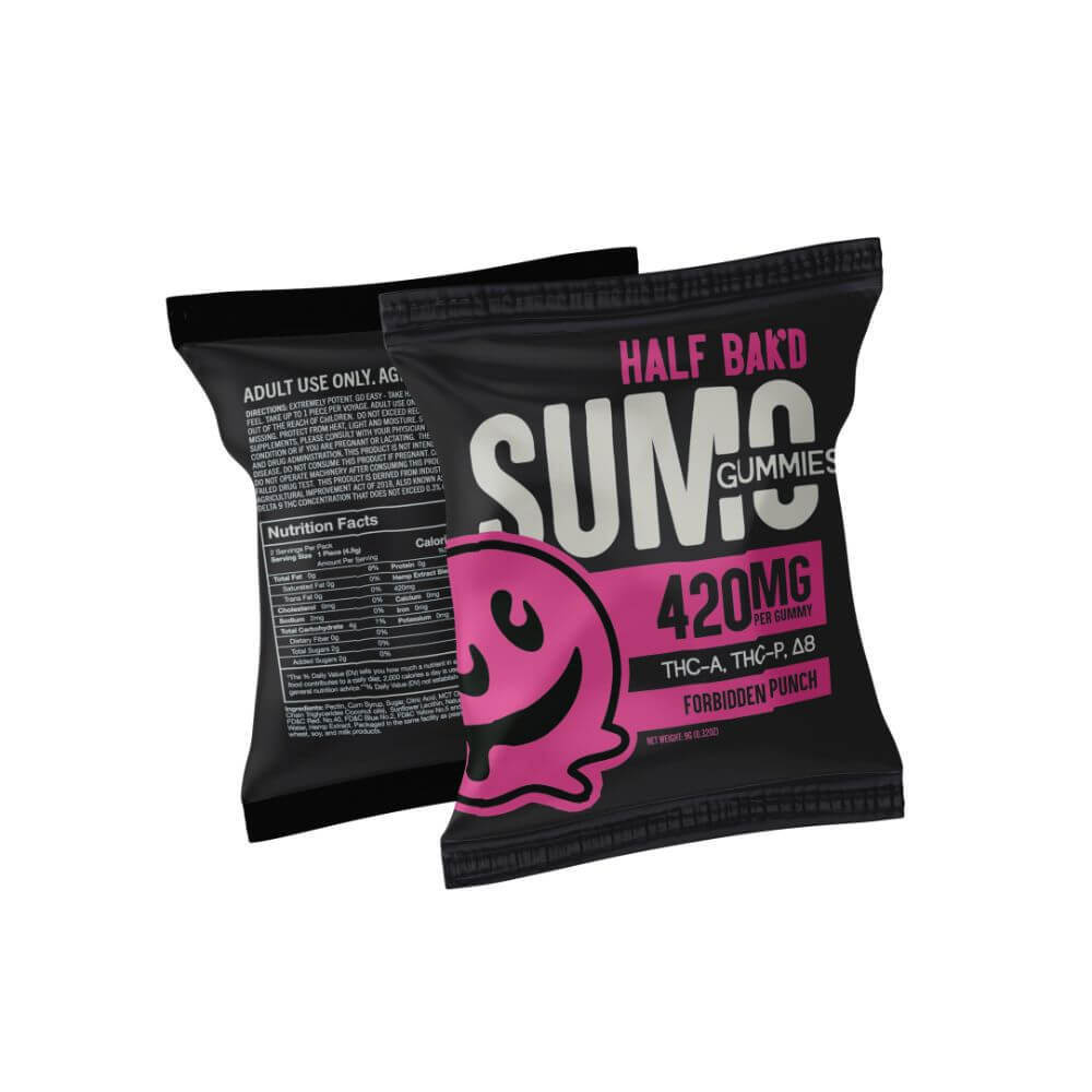 Half Bak'd Forbidden Punch Sumo Gummies Best Price