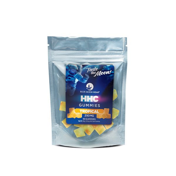 Blue Moon Hemp HHC Tropical Fruit Gummies 250mg (10ct) Best Price