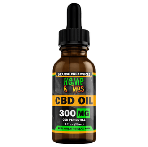 Hemp Bombs - CBD Tincture - Broad Spectrum Orange Creamsicle Oil - 300mg-5000mg Best Price