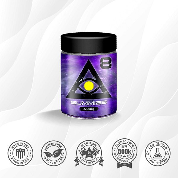 iDELTA Black Hole Delta 8 Gummies 2200mg (20 Pack) 110mg per gummy Best Price