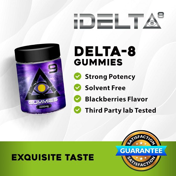 iDELTA Premium Black Hole Delta 9 Blend Gummies 2200mg Best Price