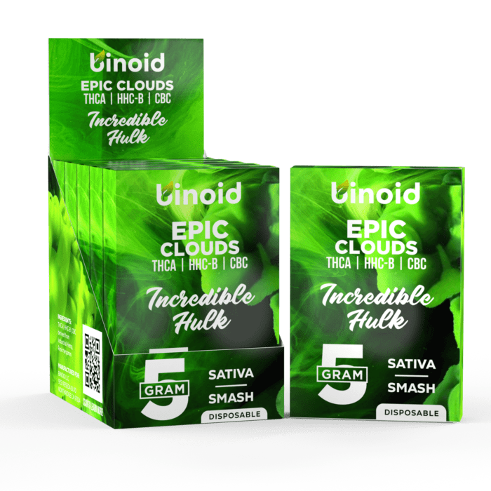 Epic Clouds 5 Gram Disposable Vape – Incredible Hulk Best Price