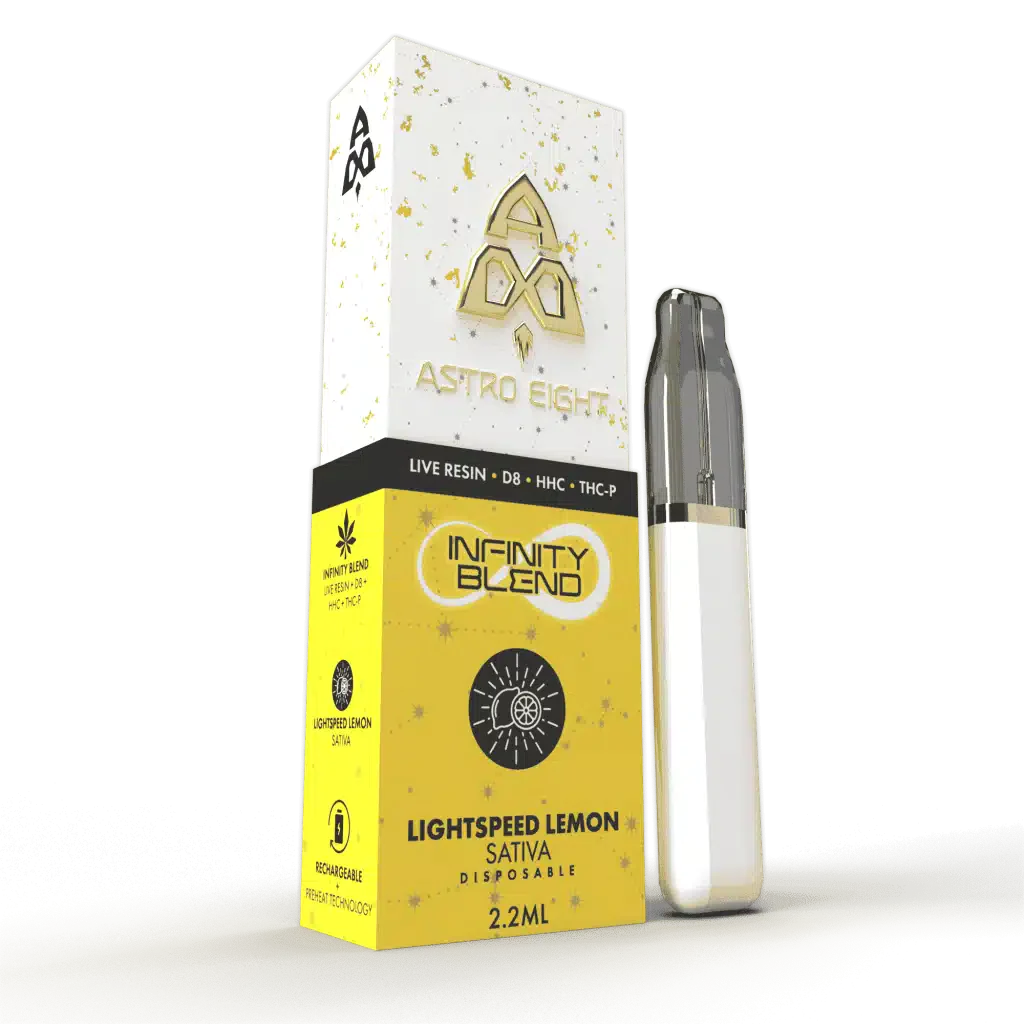 Astro Eight | Live Resin Delta 8 + HHC Infinity Blend Rechargeable Disposable - 2.2mL Best Price