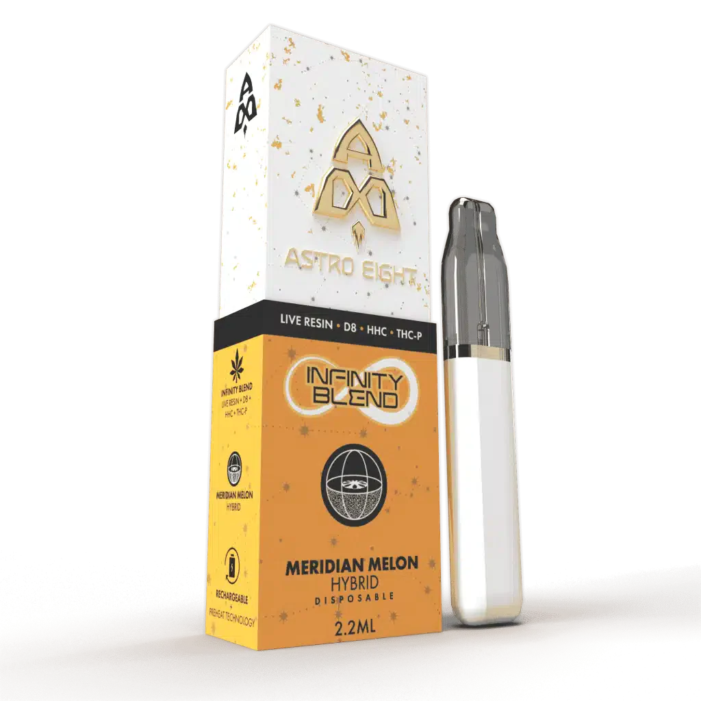 Astro Eight | Live Resin Delta 8 + HHC Infinity Blend Rechargeable Disposable - 2.2mL Best Price