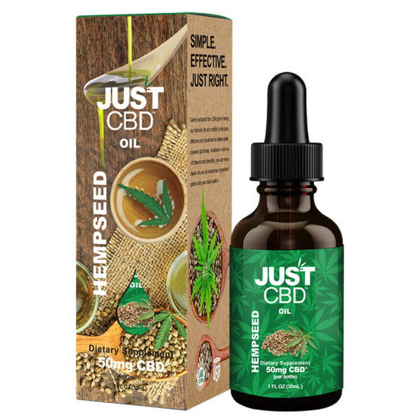 JustCBD - CBD Tincture - Hemp Seed Oil - 50mg-1500mg Best Price