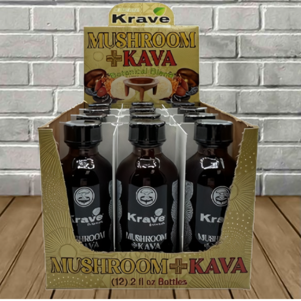 Krave Botanicals Mushroom + Kava Extract Shot 2oz Best Price