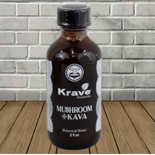 Krave Botanicals Mushroom + Kava Extract Shot 2oz Best Price