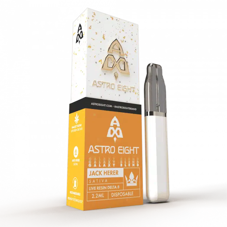 Astro Eight | Live Resin Delta 8 THC Galaxy Blend Rechargeable Disposable - 2.2mL Best Price