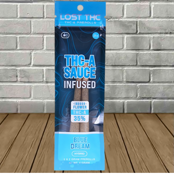 Lost THC 35% THCa Sauce Infused Pre-Rolls 4g Best Price