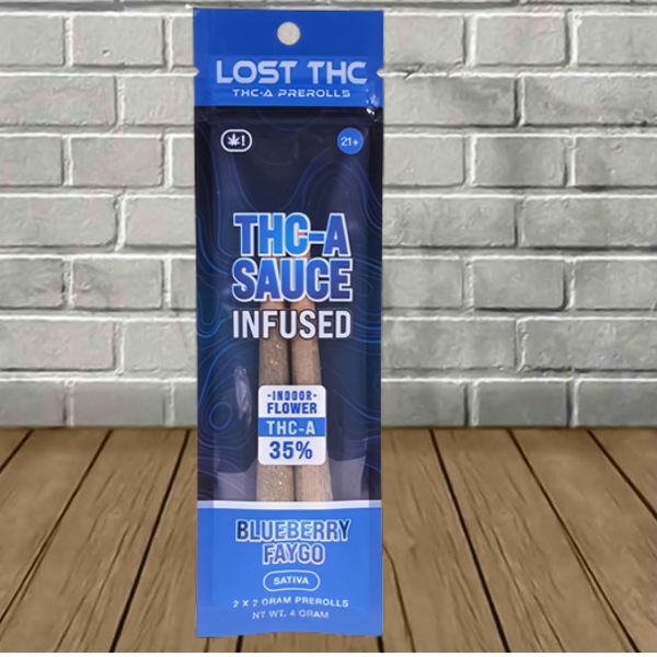 Lost THC 35% THCa Sauce Infused Pre-Rolls 4g Best Price