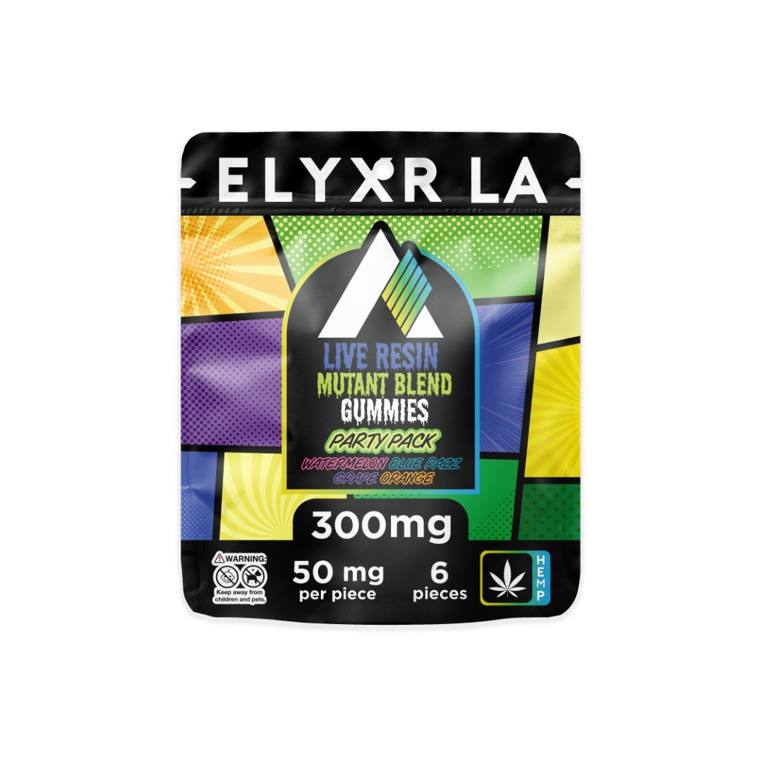 Elyxr Mutant Blend Gummies (THC-H, THC-B, & THC-P) 300mg 6 Pack Best Price