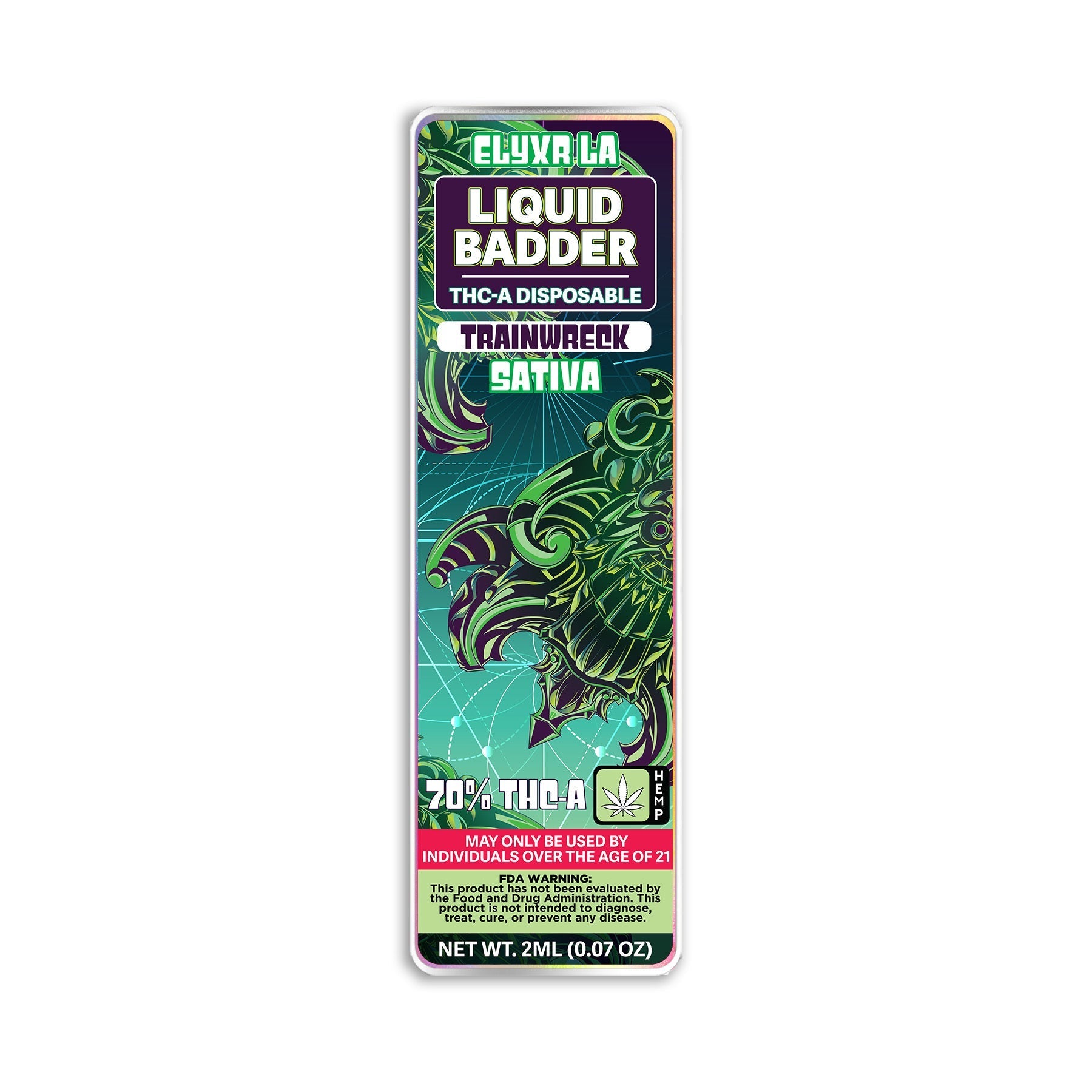 Elyxr Liquid Badder 70% THCA Disposable 2 Grams (2000mg) Best Price