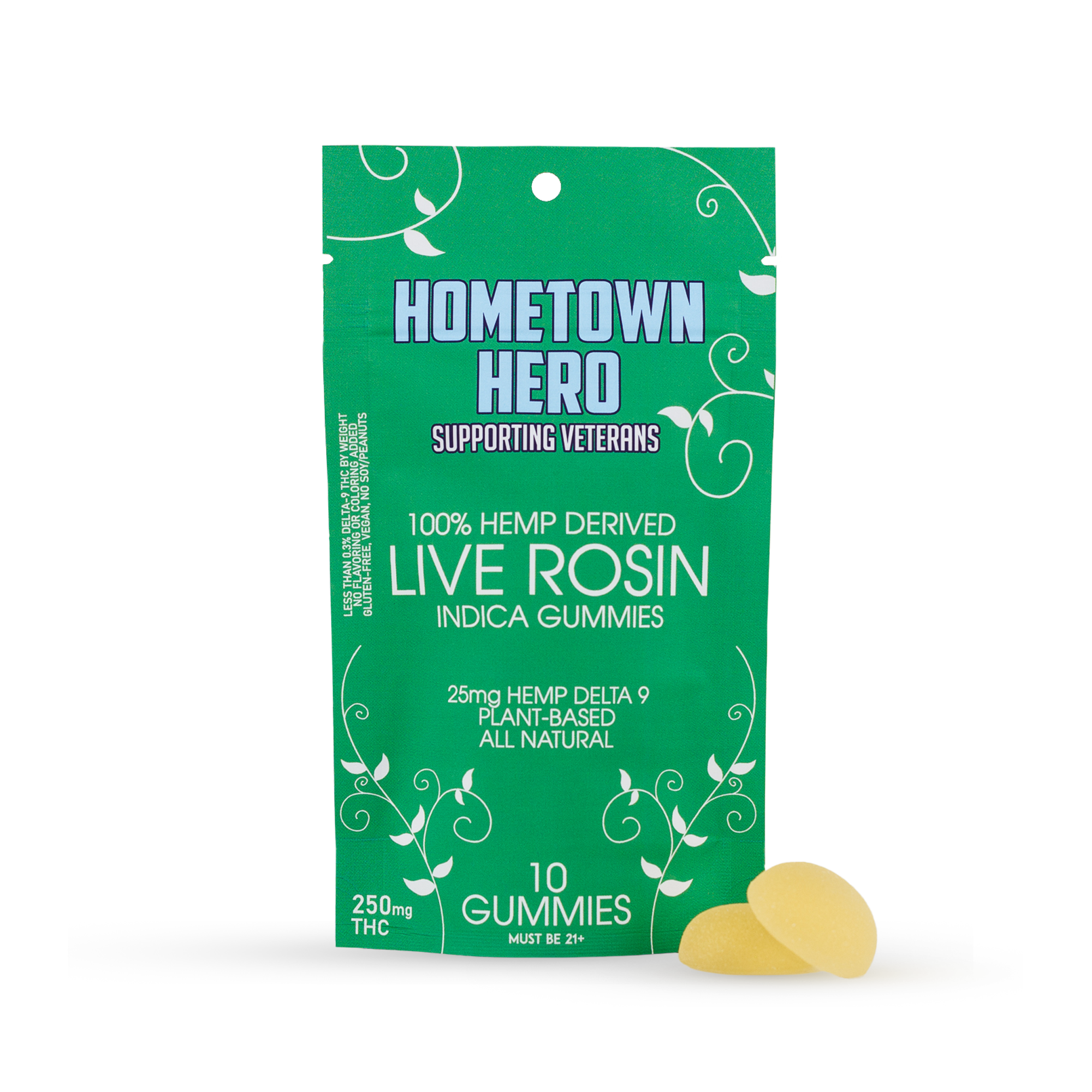 Hometown Hero Delta-9 THC Live Rosin Gummies Best Price