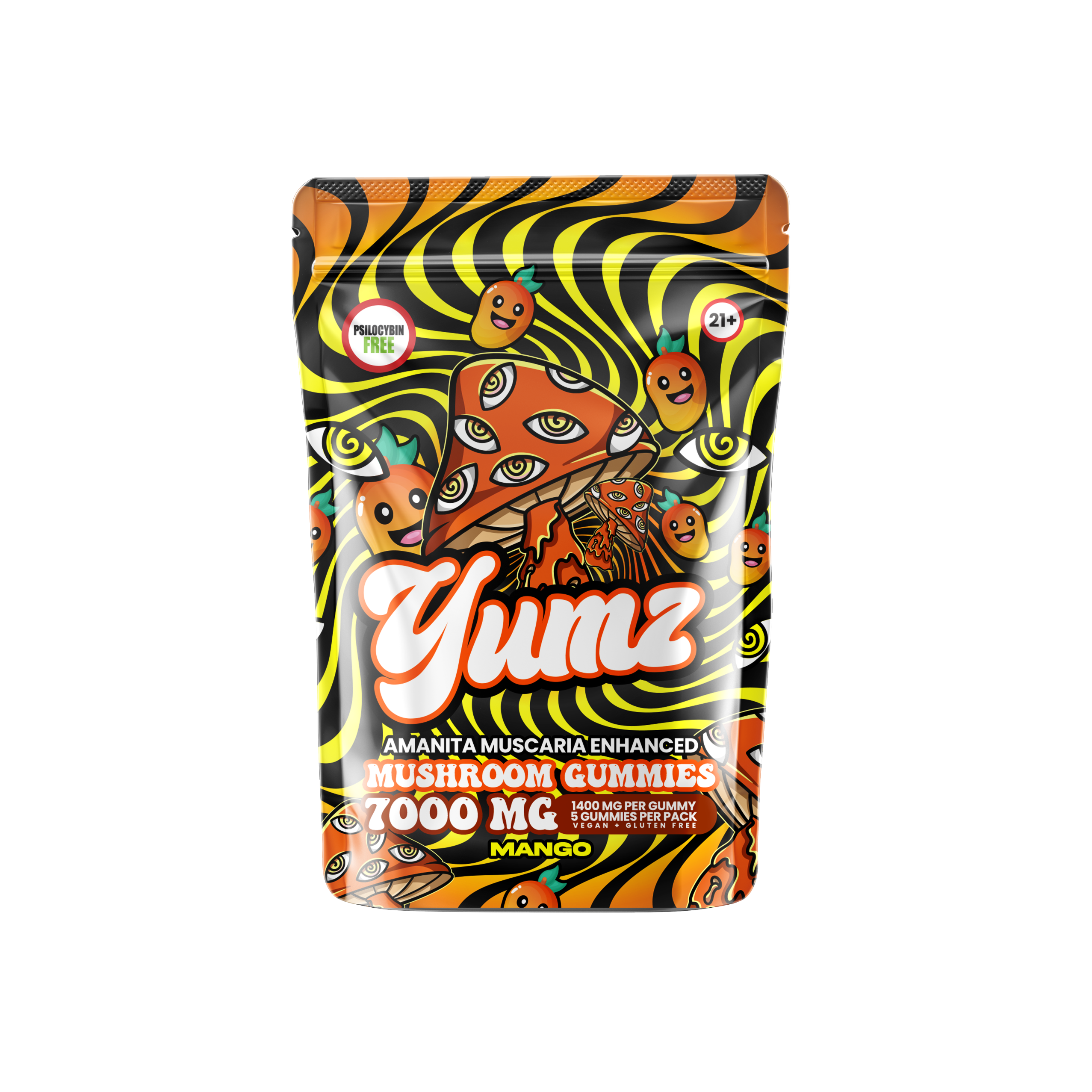 YUMZ - Mango ( Amanita Muscaria Mushroom Gummies ) Best Price