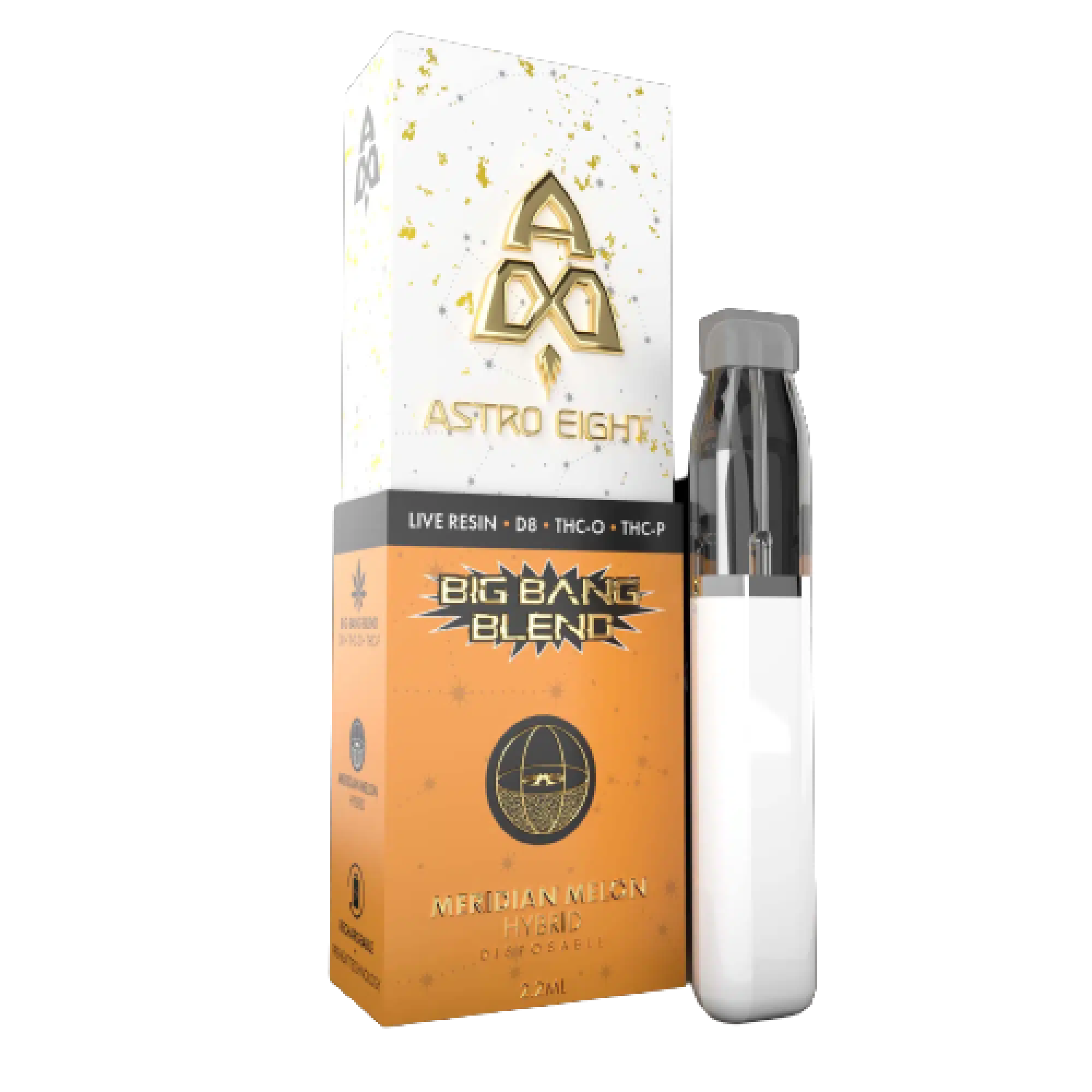 Astro Eight | Live Resin Delta 8 + THC-P Big Bang Rechargeable Disposable - 2.2mL Best Price