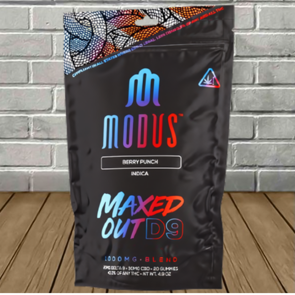 Modus Maxed Out 2:3 D9 + CBD Gummies 1000mg Best Price