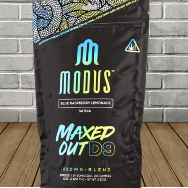 Modus Maxed Out 2:3 D9 + CBD Gummies 1000mg Best Price