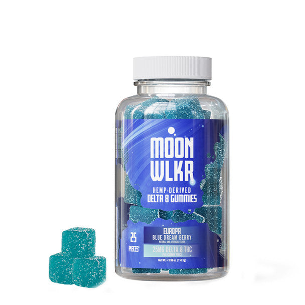 MoonWLKR Delta 8 Edible - Europa Gummies- Blue Dream Berry - 625mg Best Price