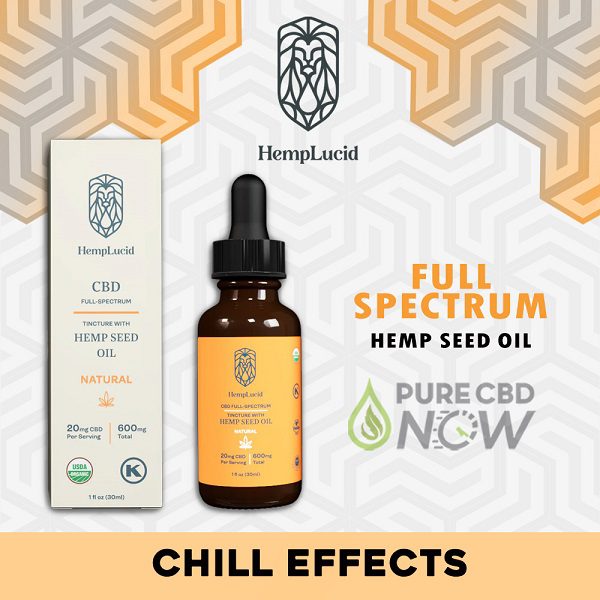 Organic Hemplucid Full-Spectrum Hemp Seed Oil 30ml Best Price