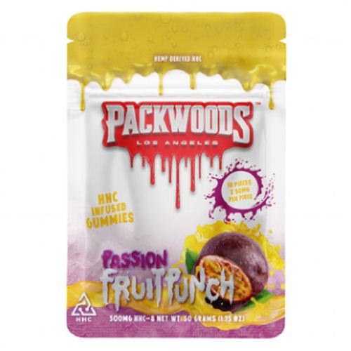 Packwoods - HHC Edible - HHC Gummies - Passionfruit Punch - 50mg Best Price