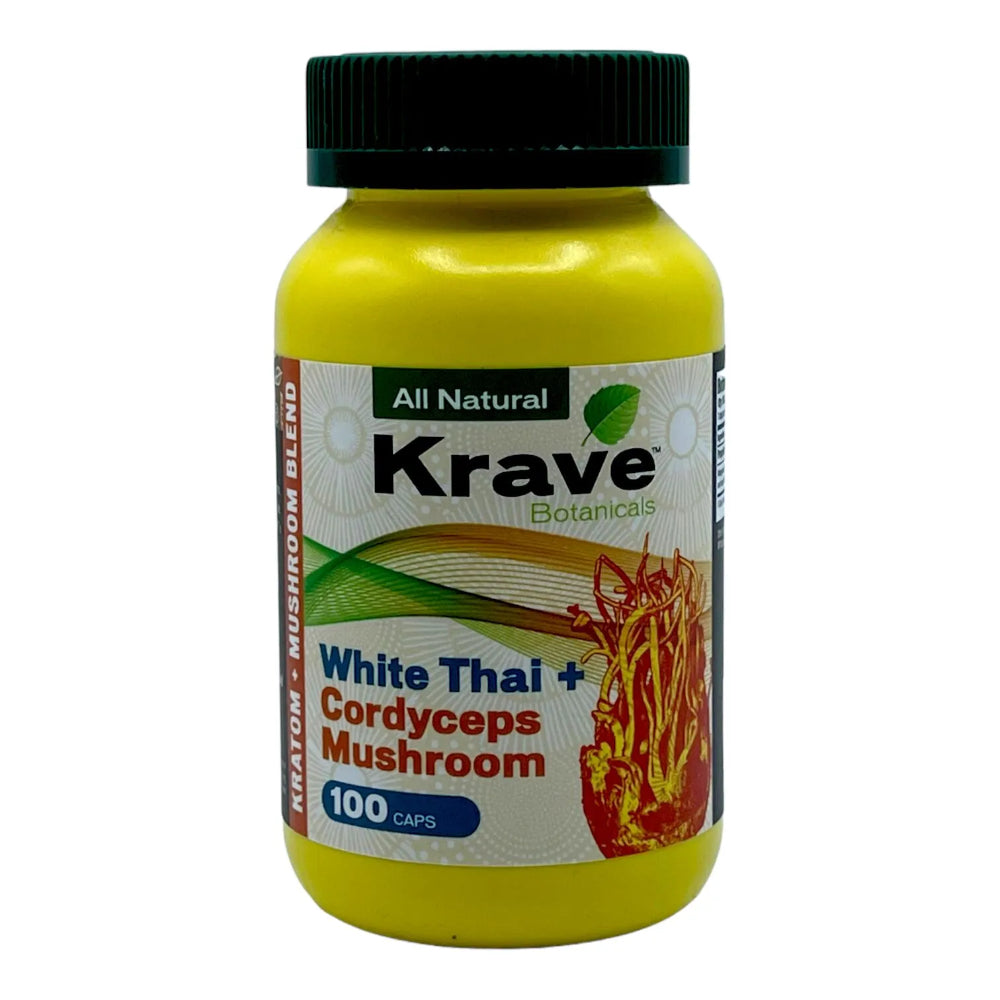 Krave Kratom & Mushroom Capsules (100ct) Best Price