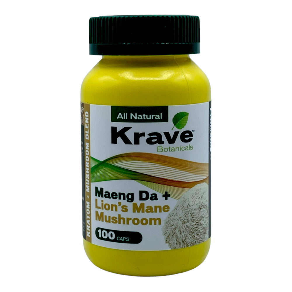 Krave Kratom & Mushroom Capsules (100ct) Best Price