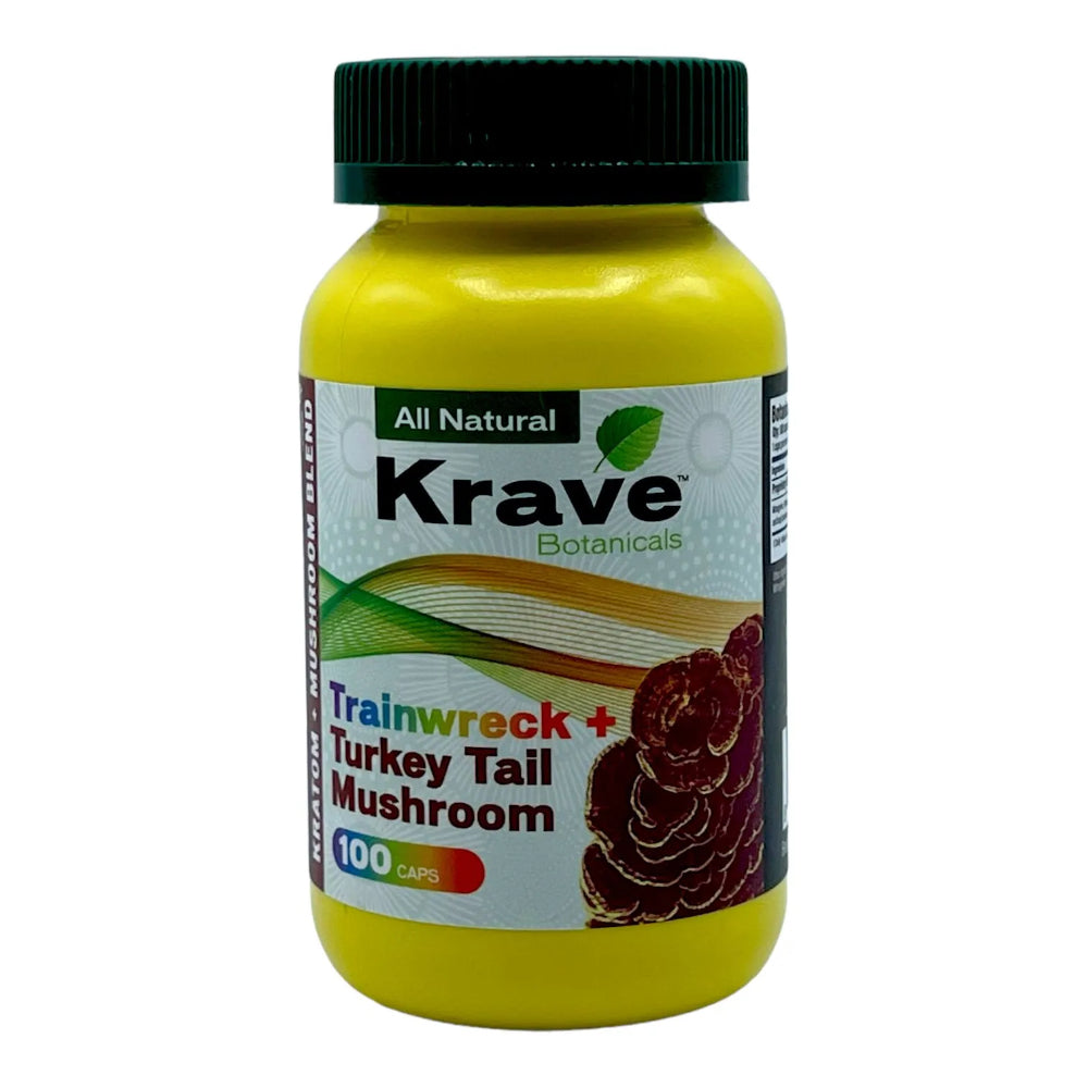 Krave Kratom & Mushroom Capsules (100ct) Best Price