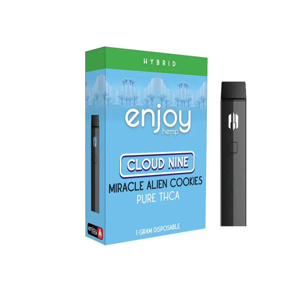 Enjoy Hemp Pure THCA 1ml Disposable for Cloud Nine - Miracle Alien Cookies - Hybrid Best Price