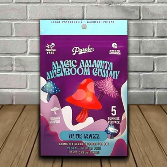 Purple Magic Amanita Mushroom Gummies Best Price