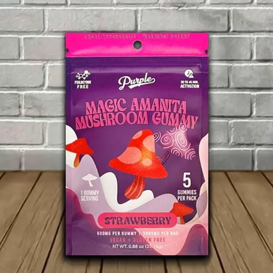 Purple Magic Amanita Mushroom Gummies Best Price