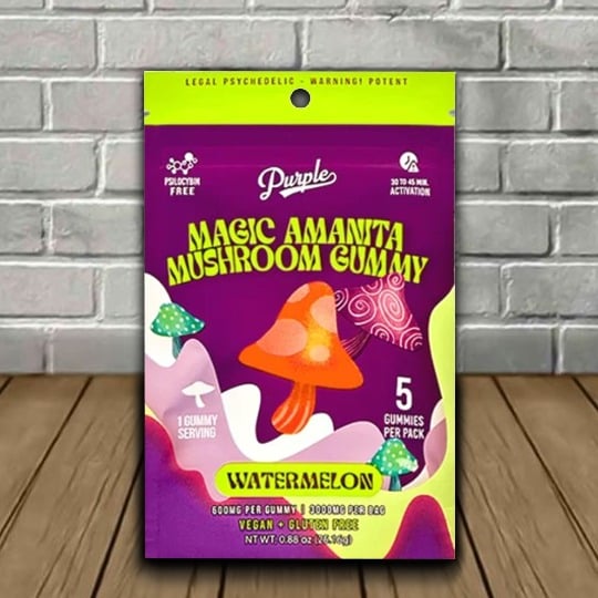 Purple Magic Amanita Mushroom Gummies Best Price