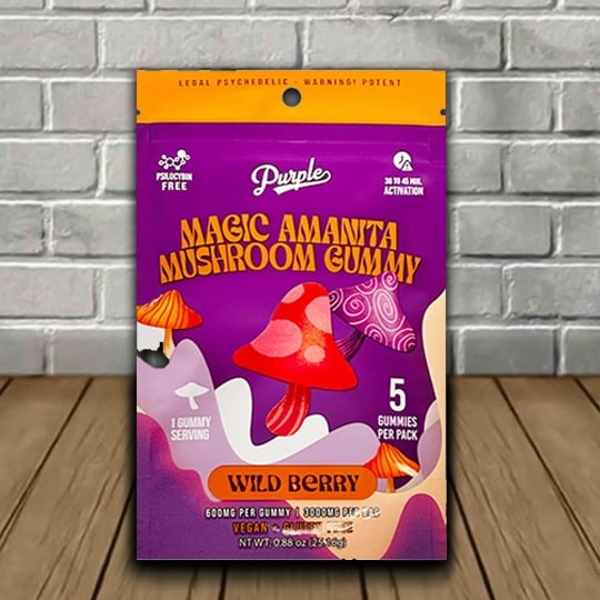 Purple Magic Amanita Mushroom Gummies Best Price