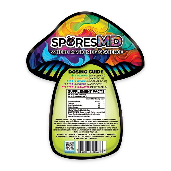 SporesMD Trips Nootropics Gummies 5 Counts Best Price