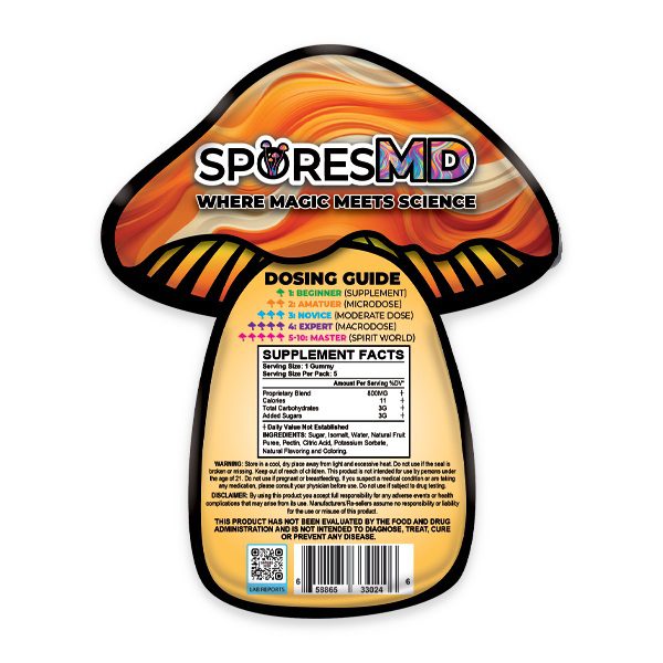 SporesMD Trips Nootropics Gummies 5 Counts Best Price