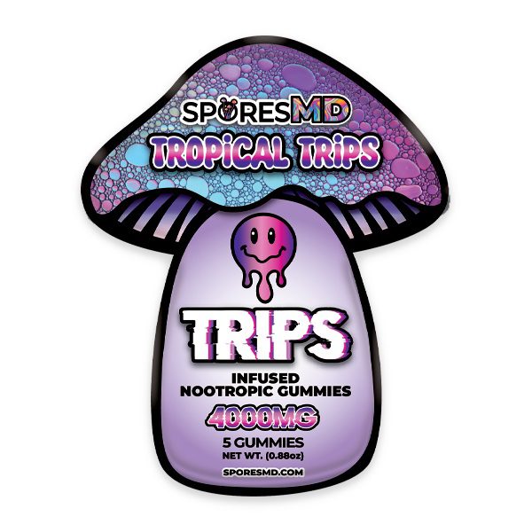 SporesMD Trips Nootropics Gummies 5 Counts Best Price